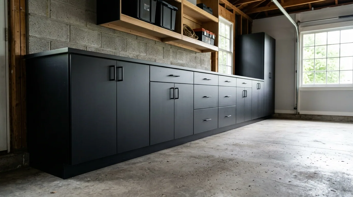 The finished result of professional cabinet painting: the completed work looking clean, correct and — Decatur, IL